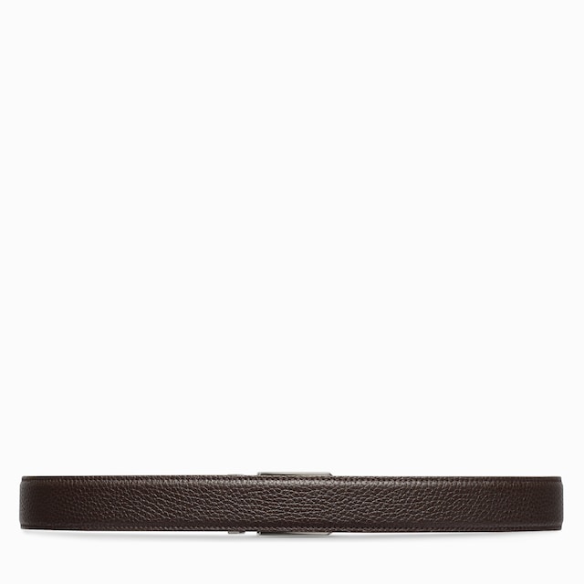 Belt with rectangular buckle