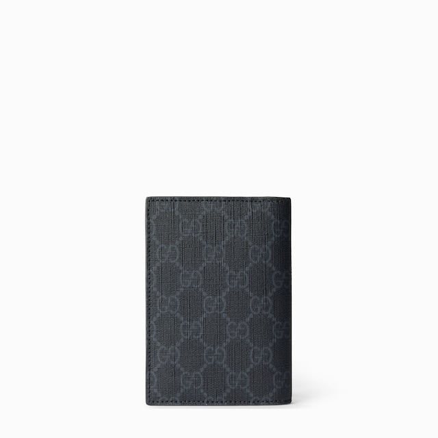 Porta passaporto GG con interno grigio
