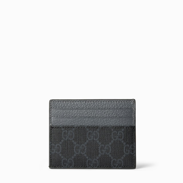Bi-colour card case with GG detail