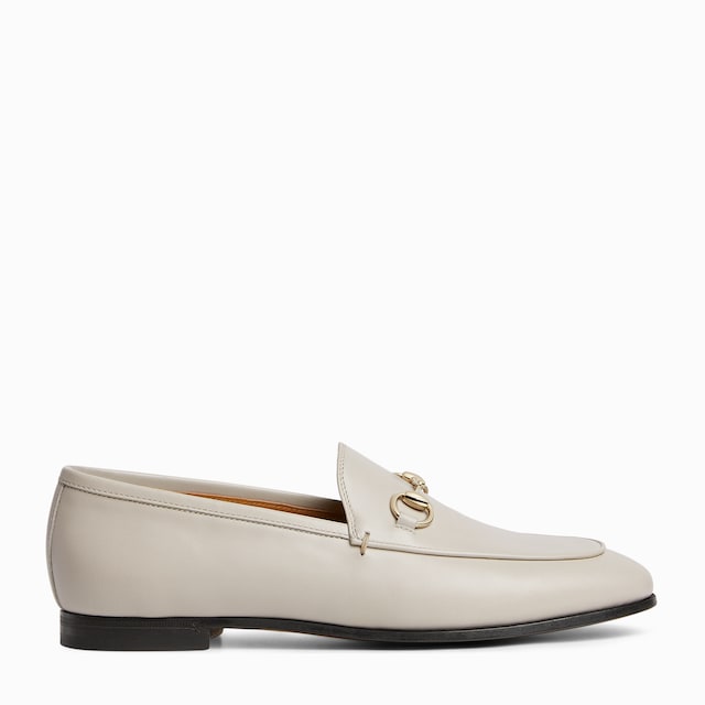 GUCCI ホワイト ローファー GUCCI ホワイトレザー ローファー 36.5c( 23.5cm) - メルカリ