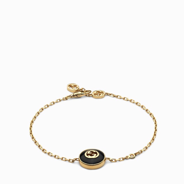 Gucci Interlocking 18k chain bracelet