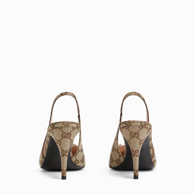 Women's slingback pump with Horsebit