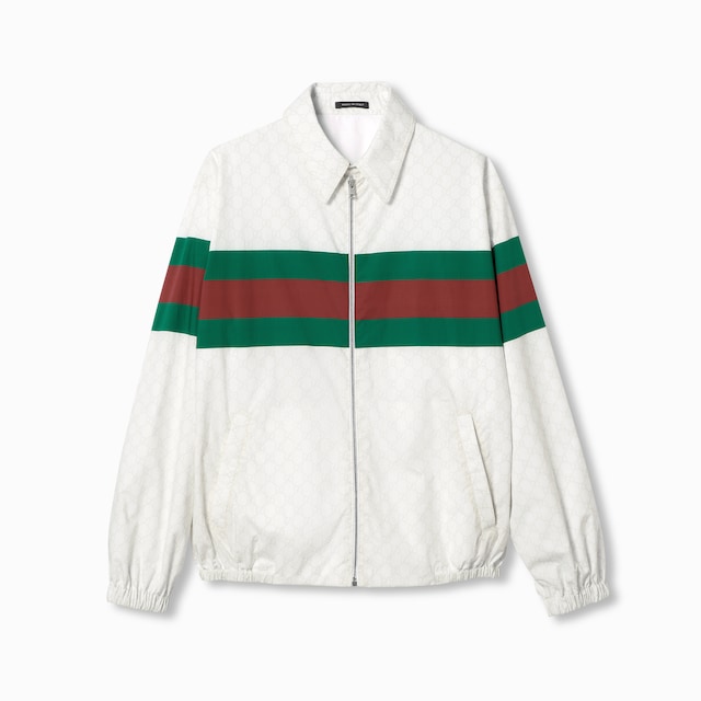 GG print cotton jacket