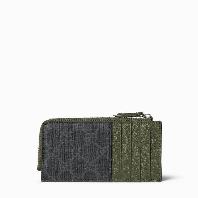 กระเป๋าใส่บัตร GG zip card case with GG detail