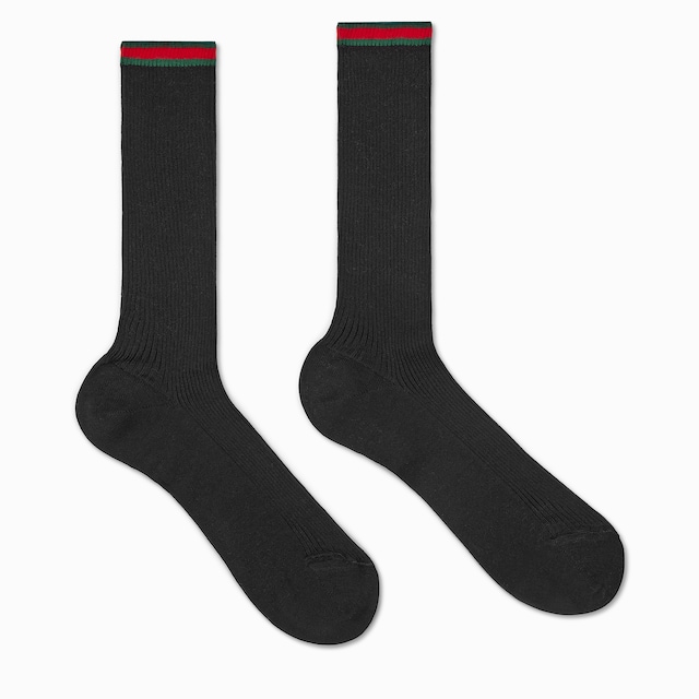 Cotton blend socks with Web