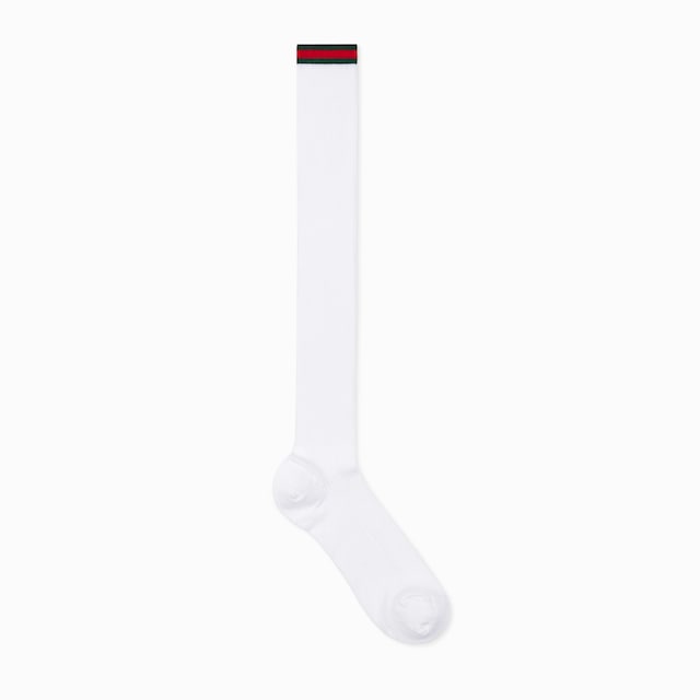 Long cotton blend socks with Web