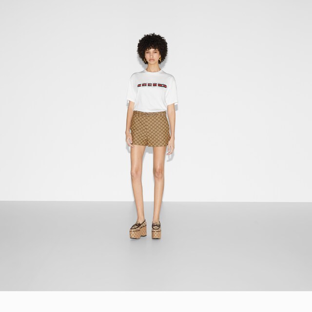 Printed cotton jersey T-shirt - image 5
