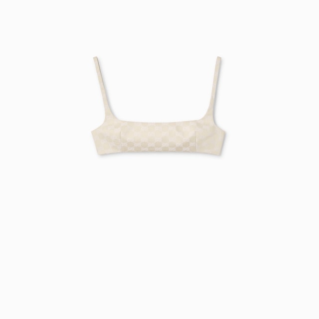 GG cotton gabardine top