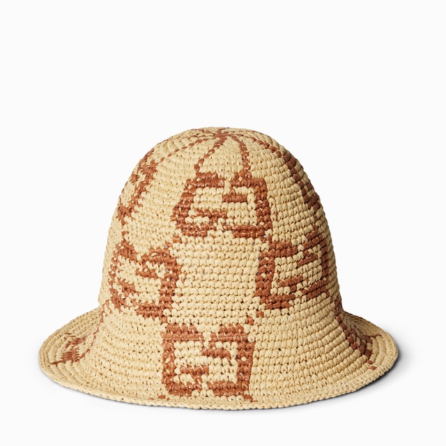 GG straw bucket hat