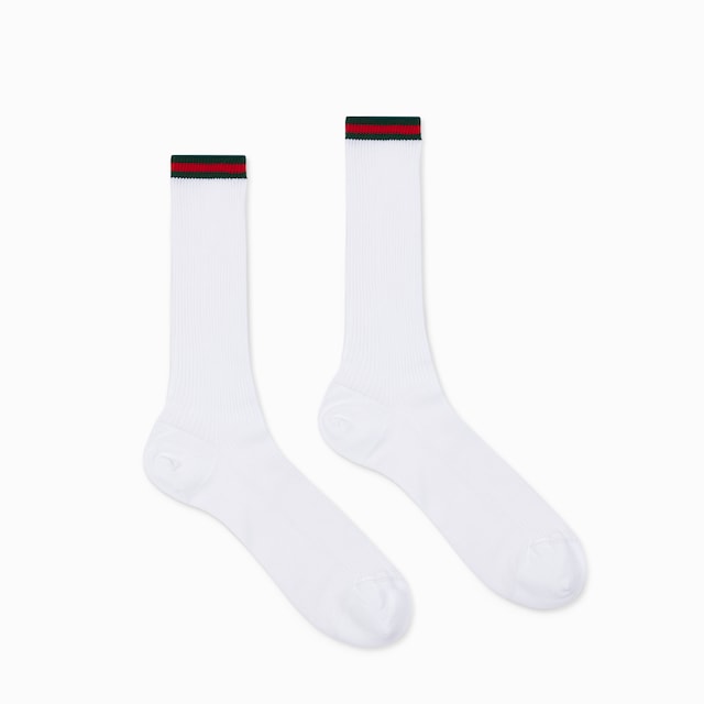 Cotton blend socks with Web