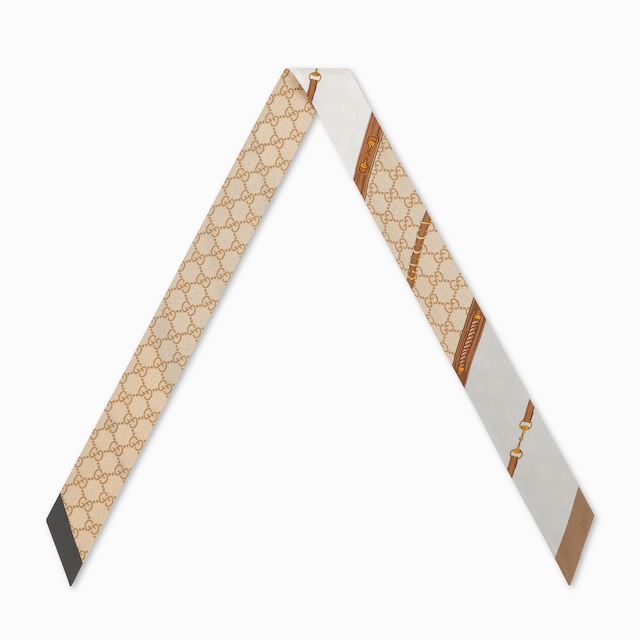 Printed silk ribbon