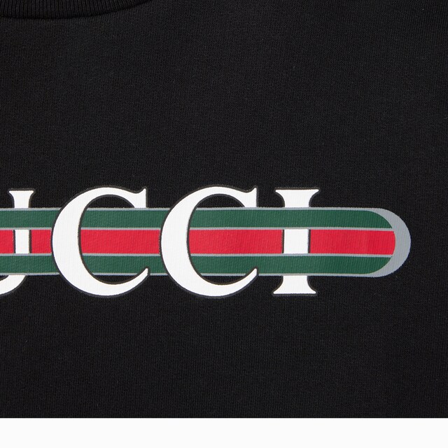 Printed cotton jersey sweatshirt