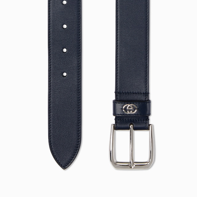 Belt with Interlocking G detail