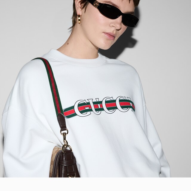 Printed cotton jersey sweatshirt - image 3