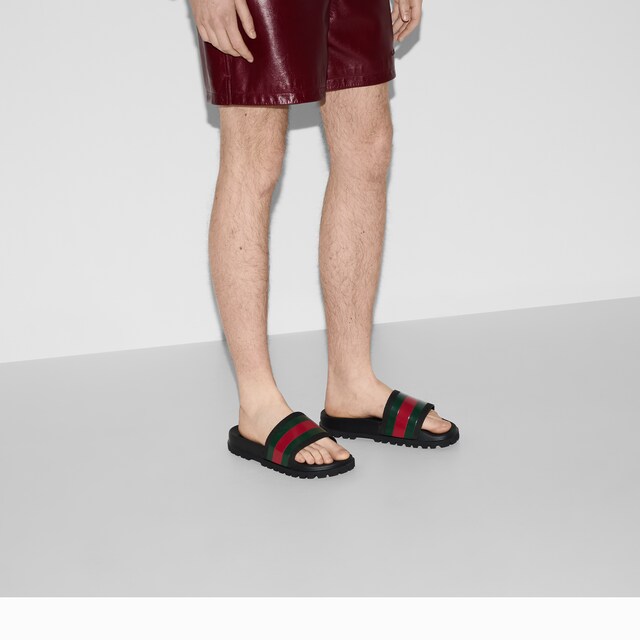 Men's slide sandal with Web