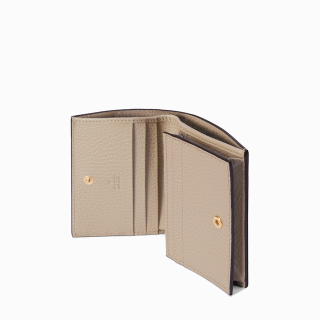 Bi-color GG Marmont card case wallet