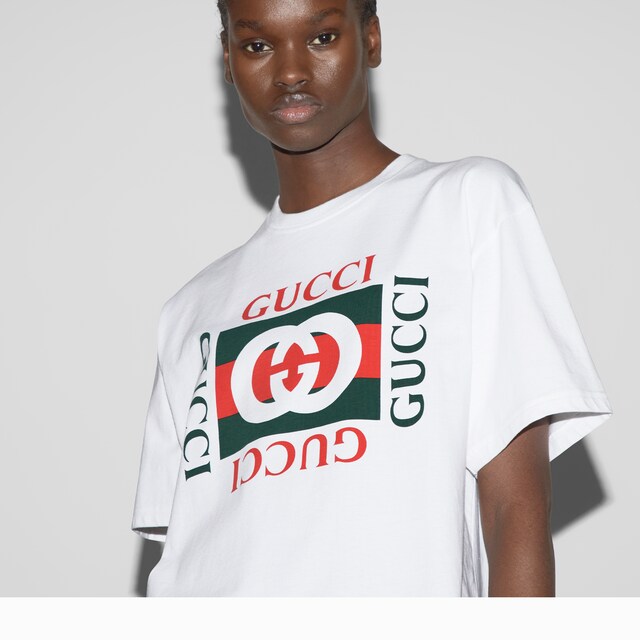 Printed cotton jersey T-shirt - image 4