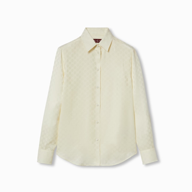 GG crêpe silk shirt