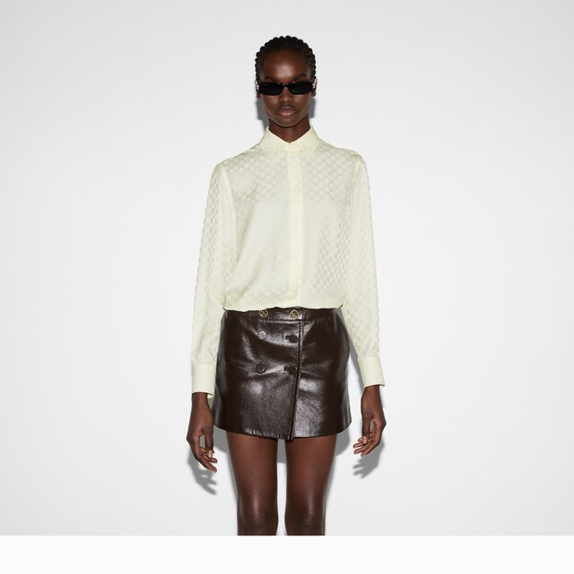 GG crepe silk shirt - image 5