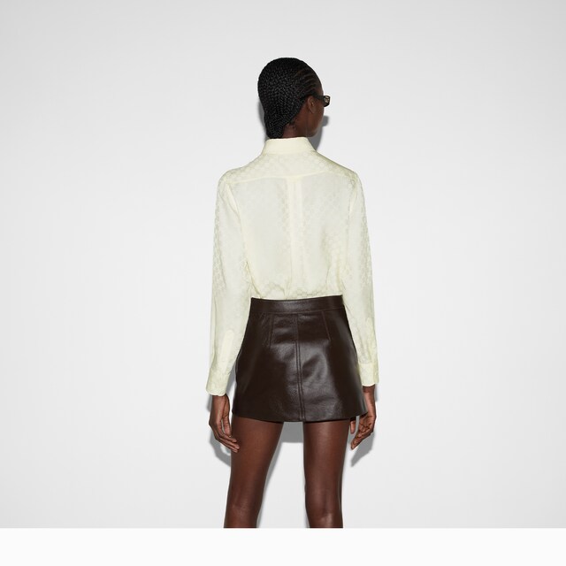 GG crepe silk shirt - image 4