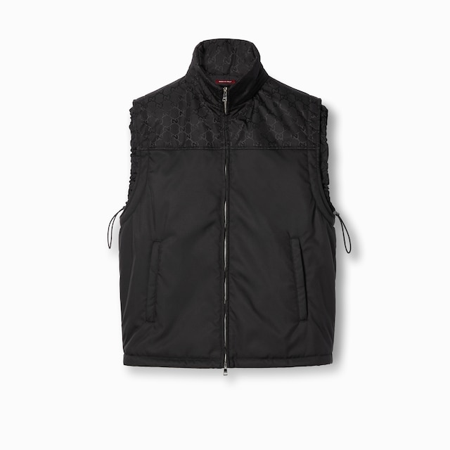 Veste sans manches en nylon épais GG