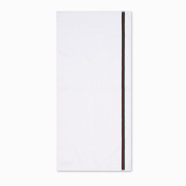 Cotton blend sports towel with Web