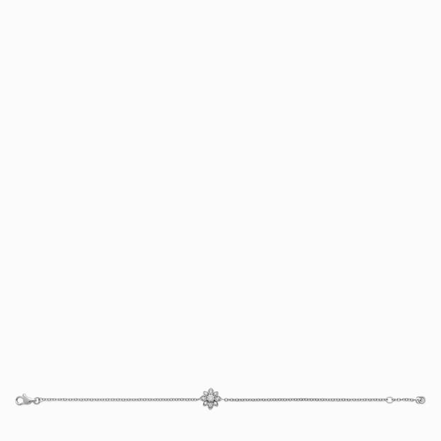〔グッチ フローラ〕日本限定 18K ダイヤモンド チェーンブレスレット