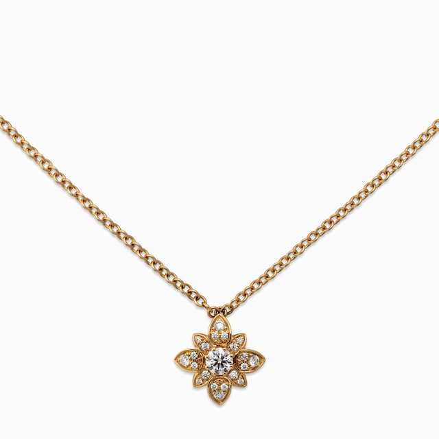 〔グッチ フローラ〕日本限定 18K チェーン ネックレス