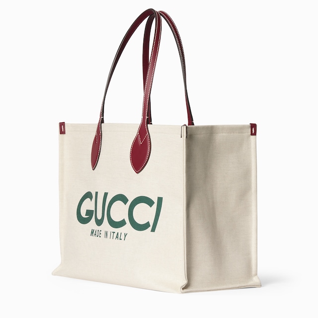 GUCCI プリント ラージ トートバッグ