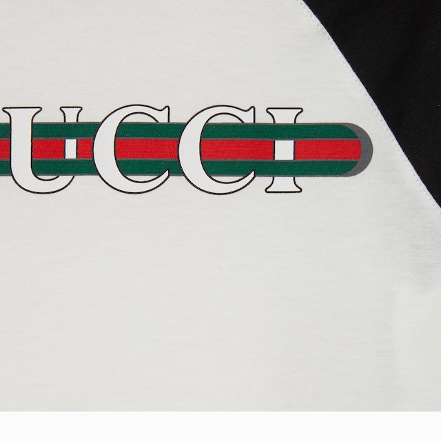 〔チルドレンズ〕ウェブ ストライプ コットン Tシャツ