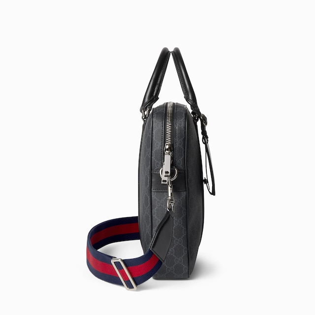 กระเป๋า GG Black medium briefcase 