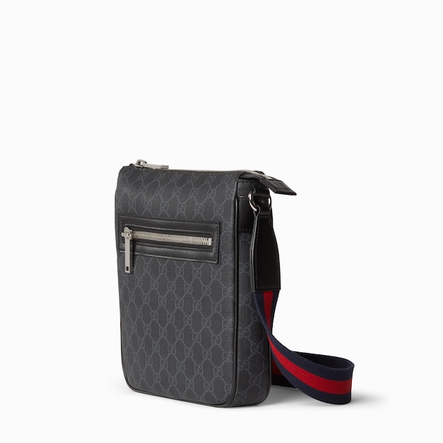 GG Black small messenger bag