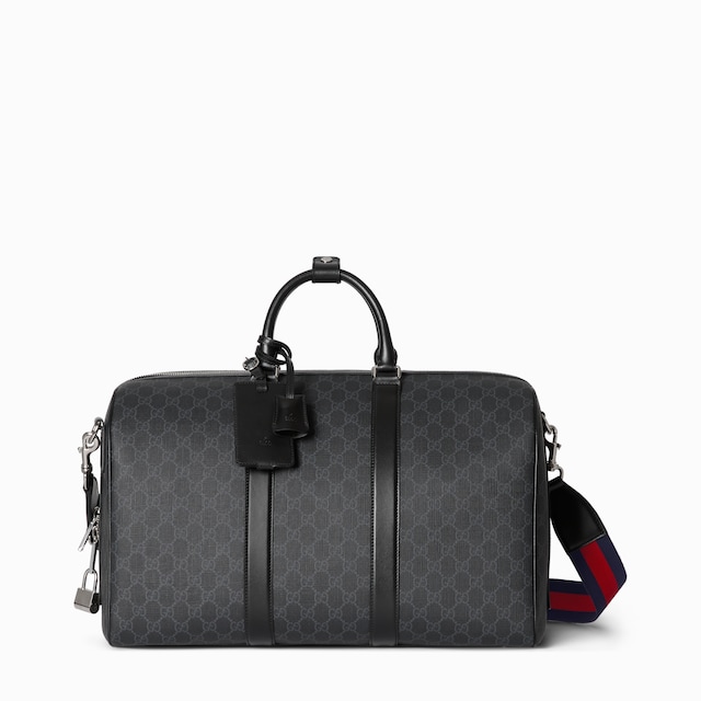 GG Black medium duffle bag