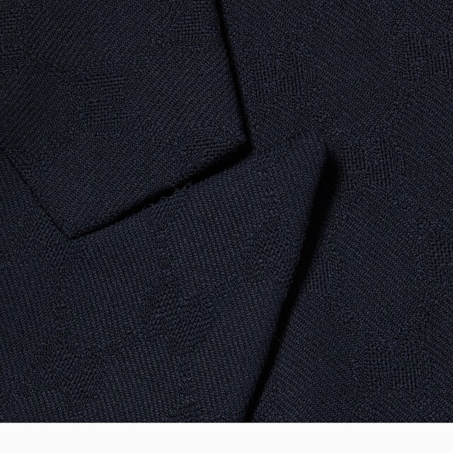 Double-breasted GG wool jacket