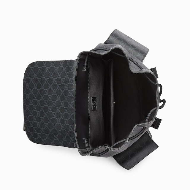  GG Black large backpack