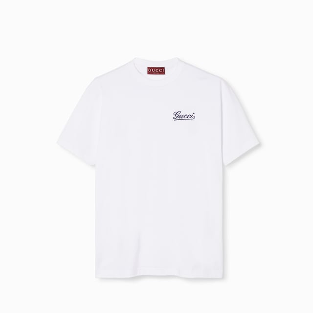 ウェブ ストライプ ジャージー Tシャツグレー | GUCCI公式