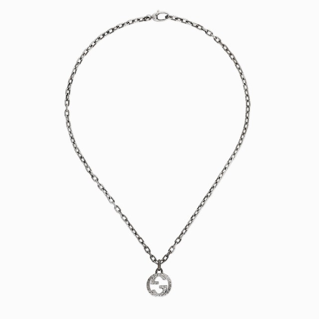 Колье с подвеской Gucci Interlocking