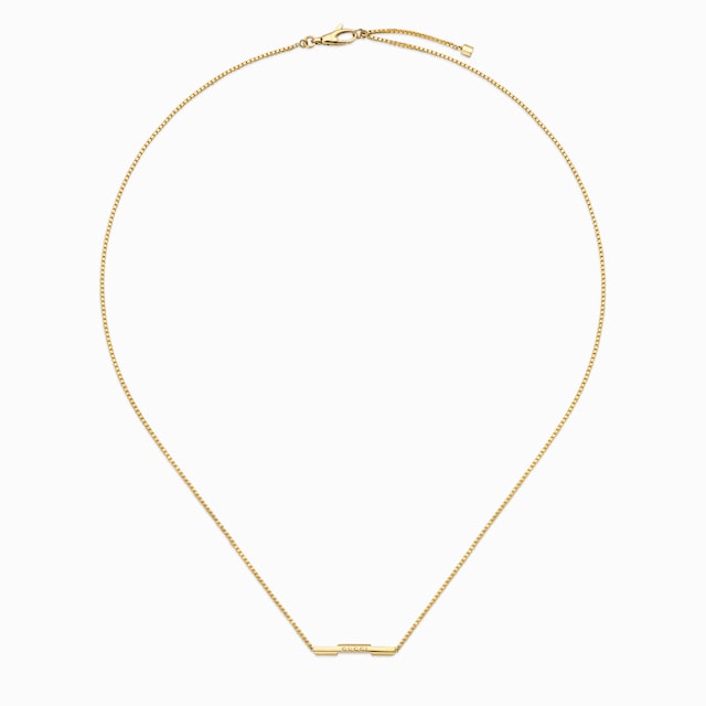 Collana Gucci Link to Love con barretta 'Gucci'