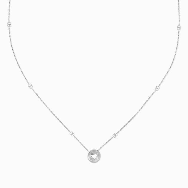 GUCCI ゴールドバータイプネックレス Gucci Link to Love〕“GUCCI”バー付き ネックレス18K ピンク