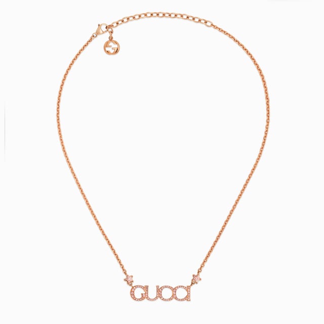 'GUCCI' letter necklace