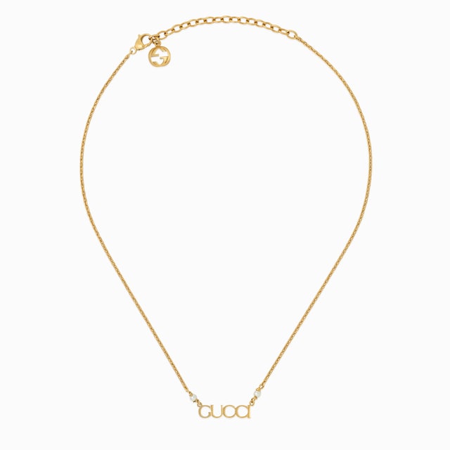'GUCCI' letter necklace