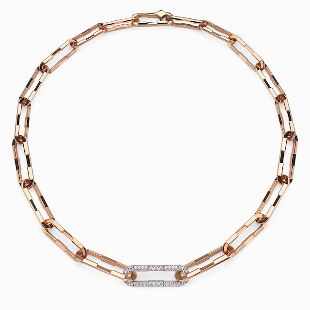 Gucci Link to Love diamond necklace