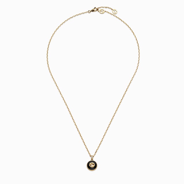 Collana a catena Gucci Interlocking 18 carati
