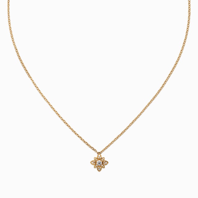 グッチ ホースビット〕18K ダイヤモンド ネックレス18K ホワイト