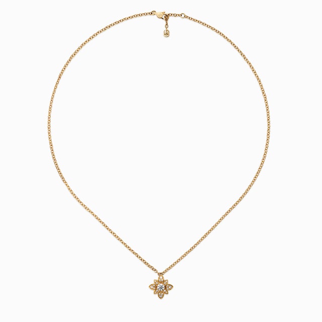 〔グッチ フローラ〕日本限定 18K チェーン ネックレス