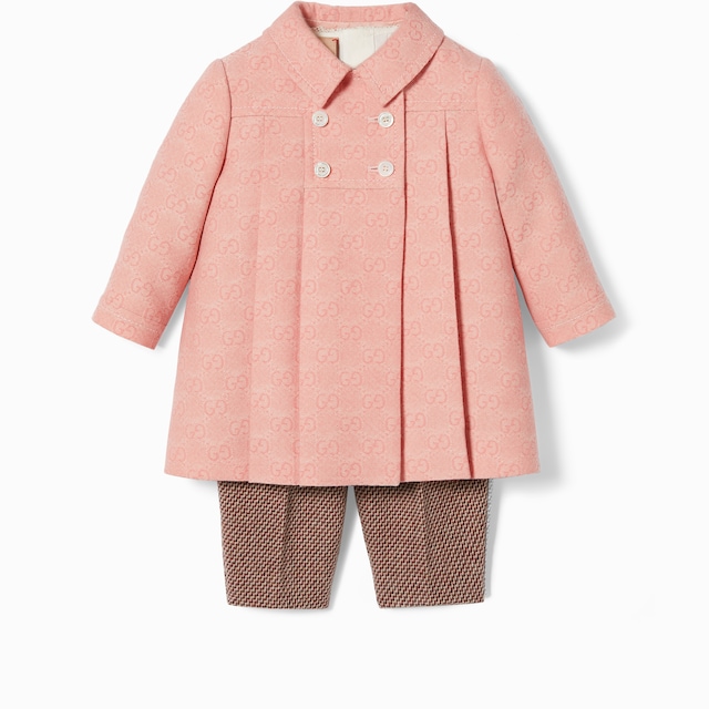 Baby GG wool flannel coat