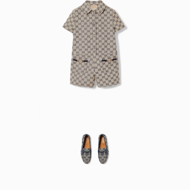 Combishort pour enfant en toile GG