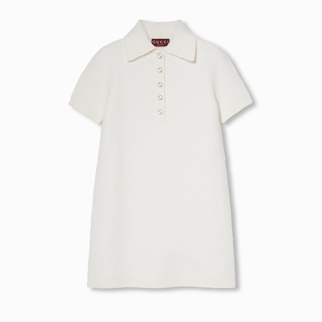 【美品】GUCCI Mini Dress ミニドレス ポロシャツワンピース M 美品】GUCCI Mini Dress ミニドレス ポロシャツワンピース M