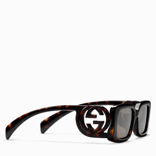 Rectangular frame sunglasses