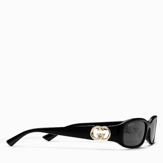 サングラス GUCCI Woman Sunglasses Black GG1824S 001 Gucci Gg1824s Black Female Cat-Eye Sunglasses | Eyewear Index